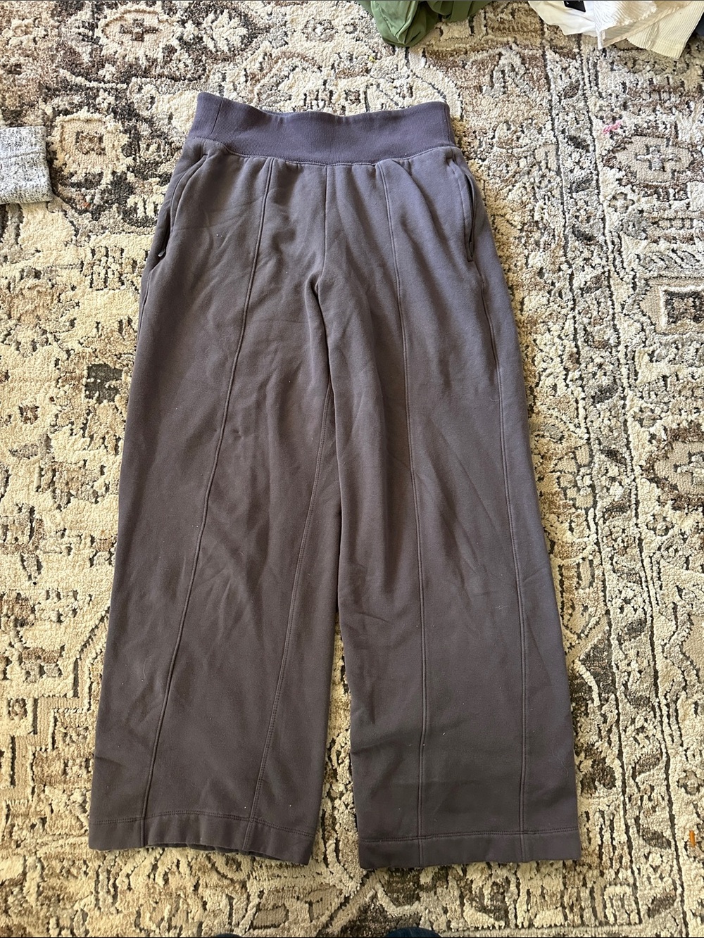 Athleta Lavender Gray Pullover Hoodie